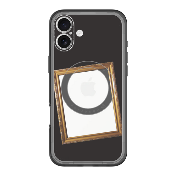 スリムプロテクションプレミアムケース with MagSafe［ Photo Frame - Black ］