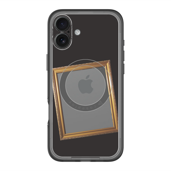 スリムプロテクションプレミアムケース with MagSafe［ Photo Frame - Black ］