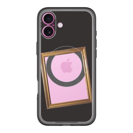 スリムプロテクションプレミアムケース with MagSafe［ Photo Frame - Black ］