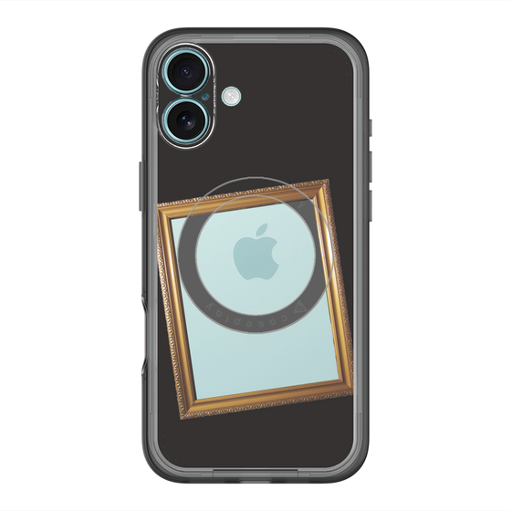 スリムプロテクションプレミアムケース with MagSafe［ Photo Frame - Black ］