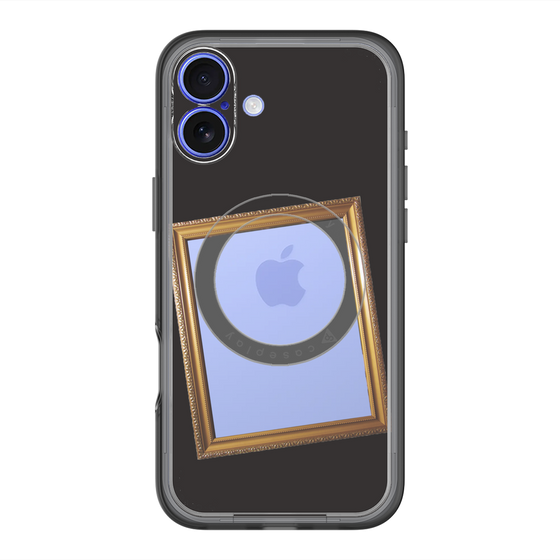 スリムプロテクションプレミアムケース with MagSafe［ Photo Frame - Black ］