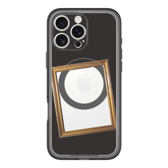 スリムプロテクションプレミアムケース with MagSafe［ Photo Frame - Black ］