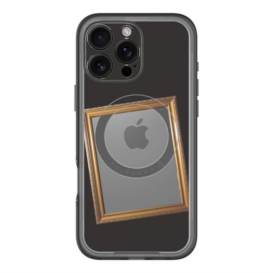 スリムプロテクションプレミアムケース with MagSafe［ Photo Frame - Black ］