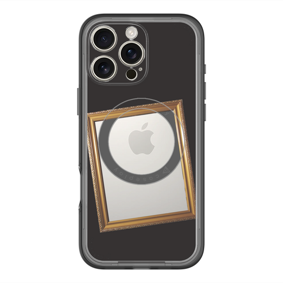 スリムプロテクションプレミアムケース with MagSafe［ Photo Frame - Black ］