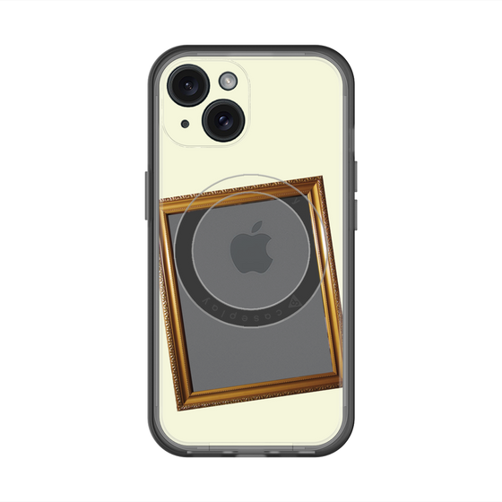 スリムプロテクションプレミアムケース with MagSafe［ Photo Frame - Ivory ］