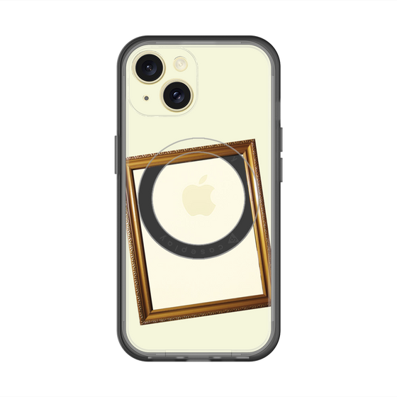 スリムプロテクションプレミアムケース with MagSafe［ Photo Frame - Ivory ］