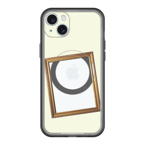 スリムプロテクションプレミアムケース with MagSafe［ Photo Frame - Ivory ］