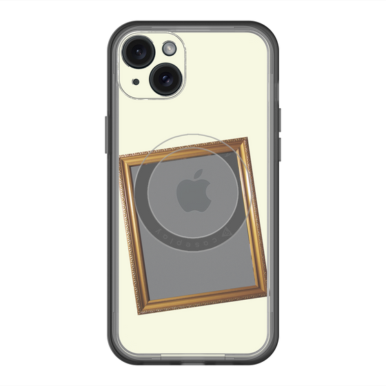 スリムプロテクションプレミアムケース with MagSafe［ Photo Frame - Ivory ］