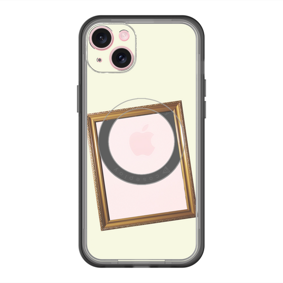 スリムプロテクションプレミアムケース with MagSafe［ Photo Frame - Ivory ］