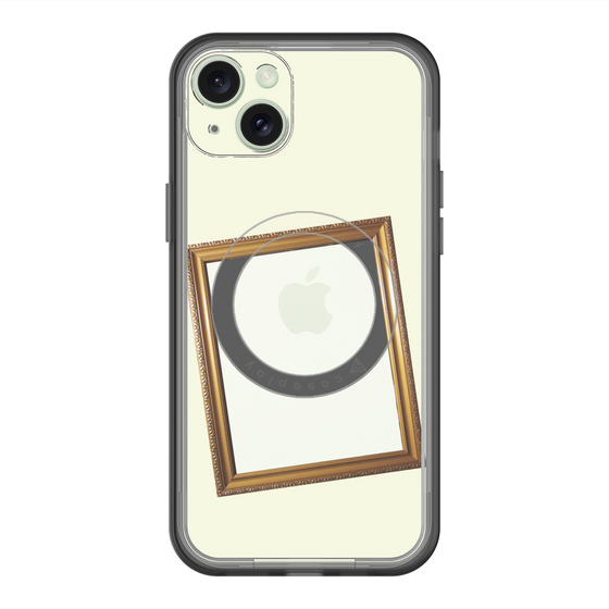 スリムプロテクションプレミアムケース with MagSafe［ Photo Frame - Ivory ］
