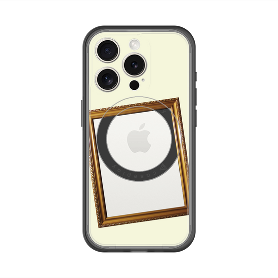 スリムプロテクションプレミアムケース with MagSafe［ Photo Frame - Ivory ］