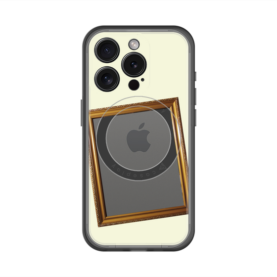 スリムプロテクションプレミアムケース with MagSafe［ Photo Frame - Ivory ］