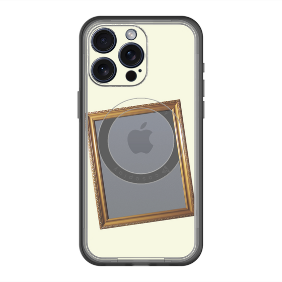 スリムプロテクションプレミアムケース with MagSafe［ Photo Frame - Ivory ］
