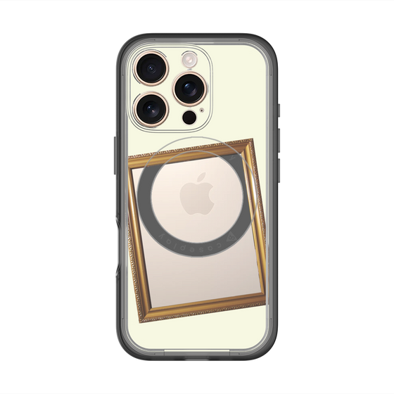 スリムプロテクションプレミアムケース with MagSafe［ Photo Frame - Ivory ］