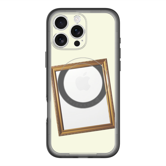 スリムプロテクションプレミアムケース with MagSafe［ Photo Frame - Ivory ］