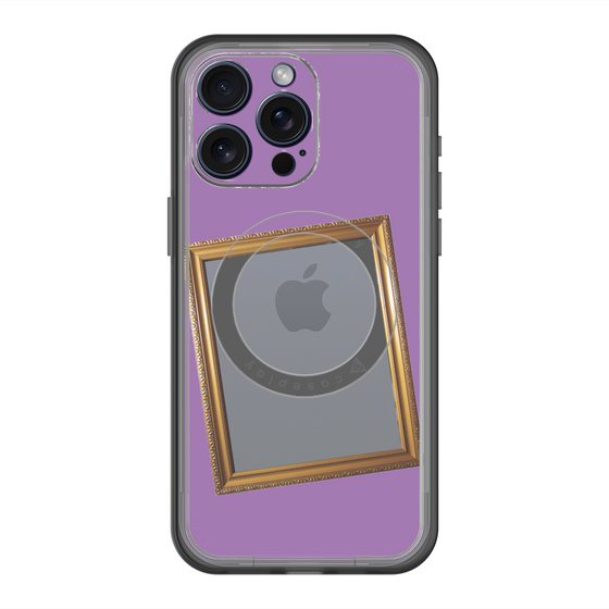 スリムプロテクションプレミアムケース with MagSafe［ Photo Frame - Purple ］