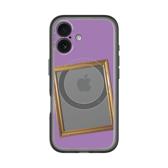 スリムプロテクションプレミアムケース with MagSafe［ Photo Frame - Purple ］