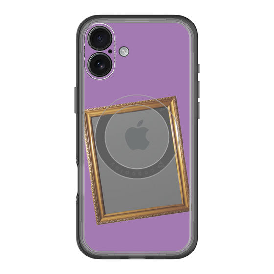 スリムプロテクションプレミアムケース with MagSafe［ Photo Frame - Purple ］