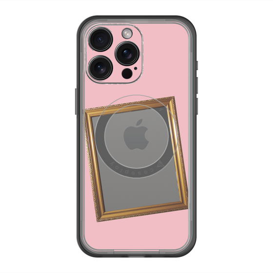 スリムプロテクションプレミアムケース with MagSafe［ Photo Frame - Pink ］