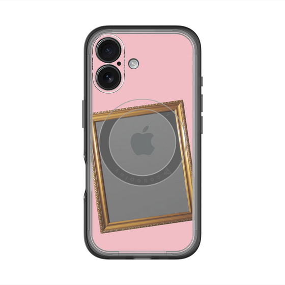 スリムプロテクションプレミアムケース with MagSafe［ Photo Frame - Pink ］
