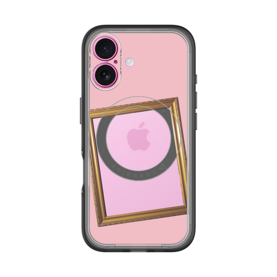 スリムプロテクションプレミアムケース with MagSafe［ Photo Frame - Pink ］