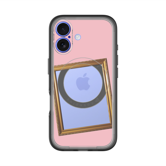 スリムプロテクションプレミアムケース with MagSafe［ Photo Frame - Pink ］