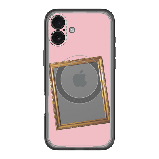 スリムプロテクションプレミアムケース with MagSafe［ Photo Frame - Pink ］