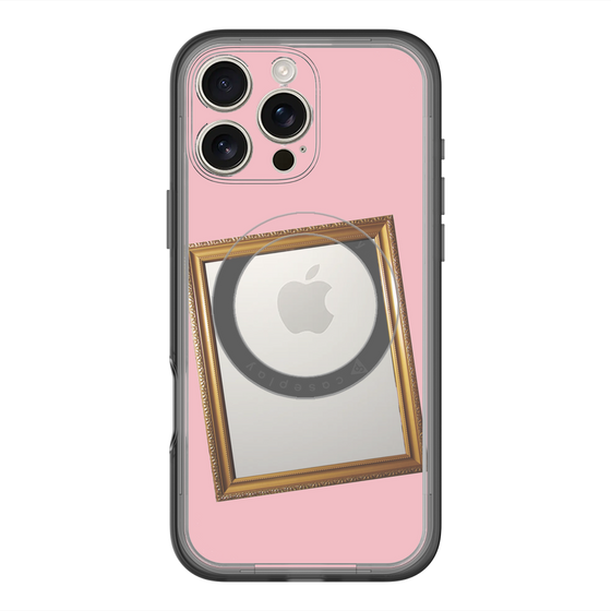 スリムプロテクションプレミアムケース with MagSafe［ Photo Frame - Pink ］