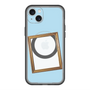 スリムプロテクションプレミアムケース with MagSafe［ Photo Frame - Light Blue ］