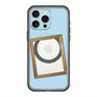 スリムプロテクションプレミアムケース with MagSafe［ Photo Frame - Light Blue ］