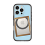 スリムプロテクションプレミアムケース with MagSafe［ Photo Frame - Light Blue ］