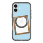 スリムプロテクションプレミアムケース with MagSafe［ Photo Frame - Light Blue ］