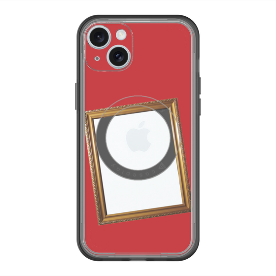 スリムプロテクションプレミアムケース with MagSafe［ Photo Frame - Red ］