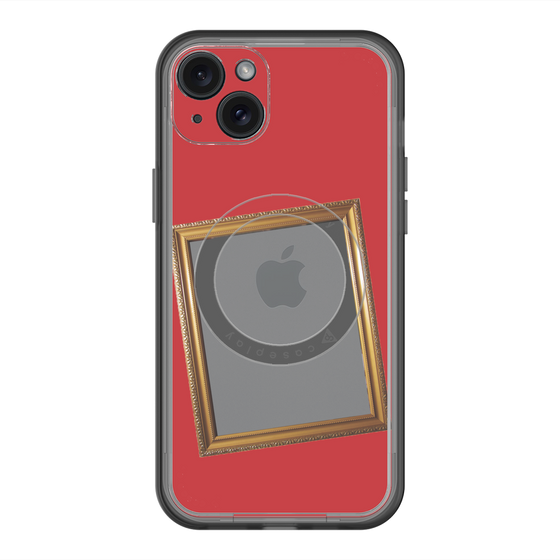 スリムプロテクションプレミアムケース with MagSafe［ Photo Frame - Red ］