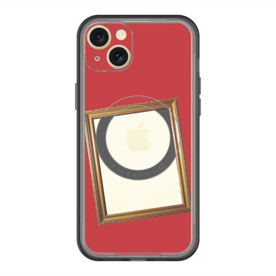 スリムプロテクションプレミアムケース with MagSafe［ Photo Frame - Red ］