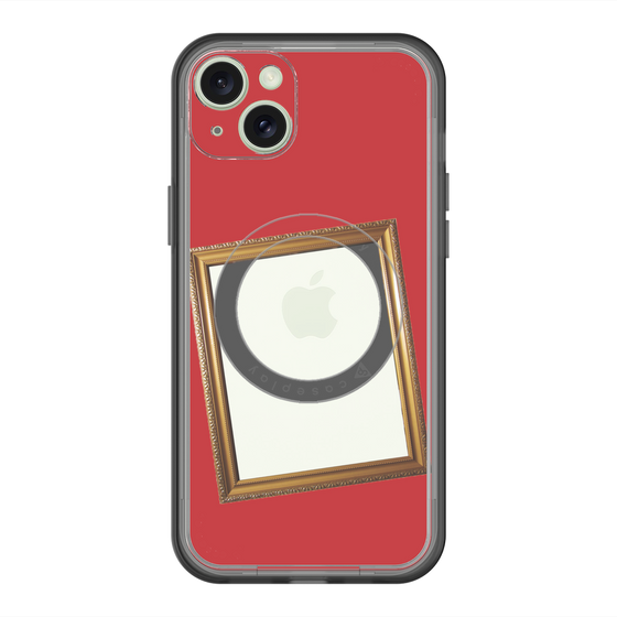 スリムプロテクションプレミアムケース with MagSafe［ Photo Frame - Red ］