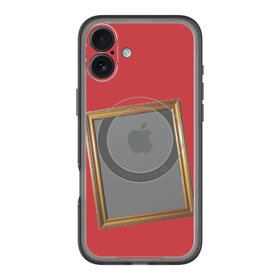 スリムプロテクションプレミアムケース with MagSafe［ Photo Frame - Red ］