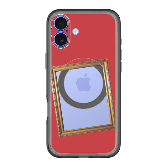 スリムプロテクションプレミアムケース with MagSafe［ Photo Frame - Red ］