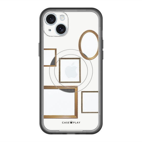 スリムプロテクションプレミアムケース with MagSafe［ Photo Frames - White ］