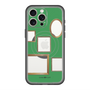 スリムプロテクションプレミアムケース with MagSafe［ Photo Frames - Green ］