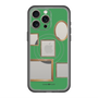 スリムプロテクションプレミアムケース with MagSafe［ Photo Frames - Green ］
