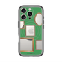 スリムプロテクションプレミアムケース with MagSafe［ Photo Frames - Green ］