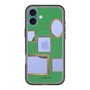 スリムプロテクションプレミアムケース with MagSafe［ Photo Frames - Green ］