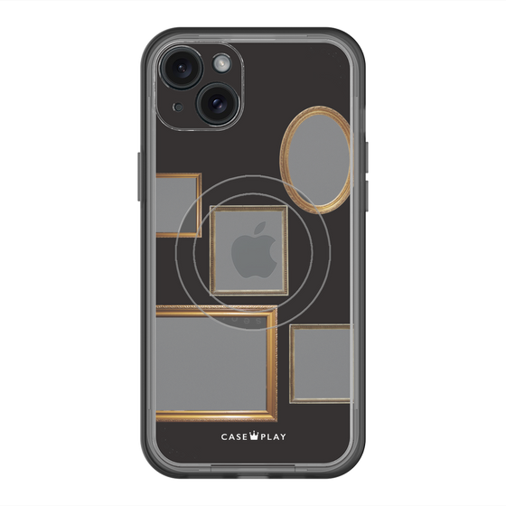 スリムプロテクションプレミアムケース with MagSafe［ Photo Frames - Black ］