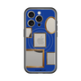 スリムプロテクションプレミアムケース with MagSafe［ Photo Frames - Blue ］