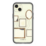 スリムプロテクションプレミアムケース with MagSafe［ Photo Frames - Ivory ］