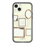 スリムプロテクションプレミアムケース with MagSafe［ Photo Frames - Ivory ］
