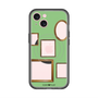 スリムプロテクションプレミアムケース with MagSafe［ Photo Frames - Light Green ］