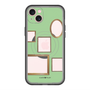 スリムプロテクションプレミアムケース with MagSafe［ Photo Frames - Light Green ］