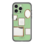 スリムプロテクションプレミアムケース with MagSafe［ Photo Frames - Light Green ］